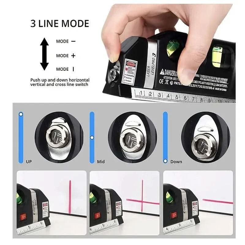 Laser Level with Built-in Tape – USA Imported - Raffa Store