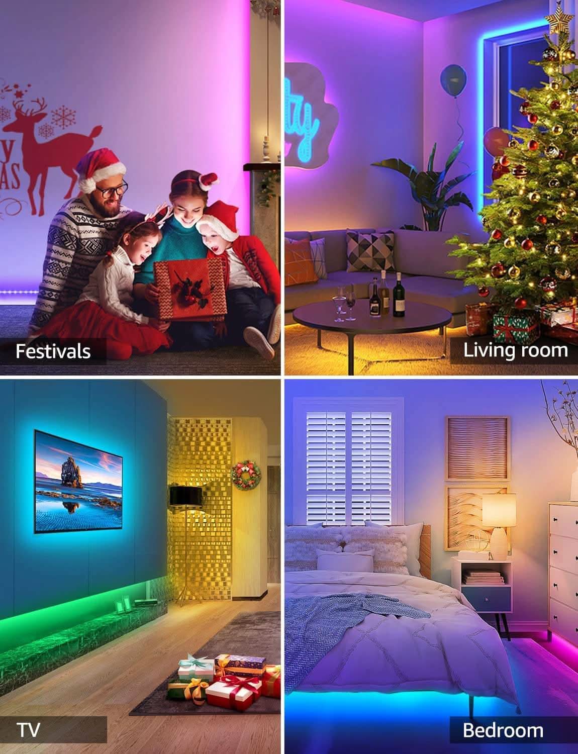 Smart RGB LED Strip- App & Voice Control! - Raffa Store