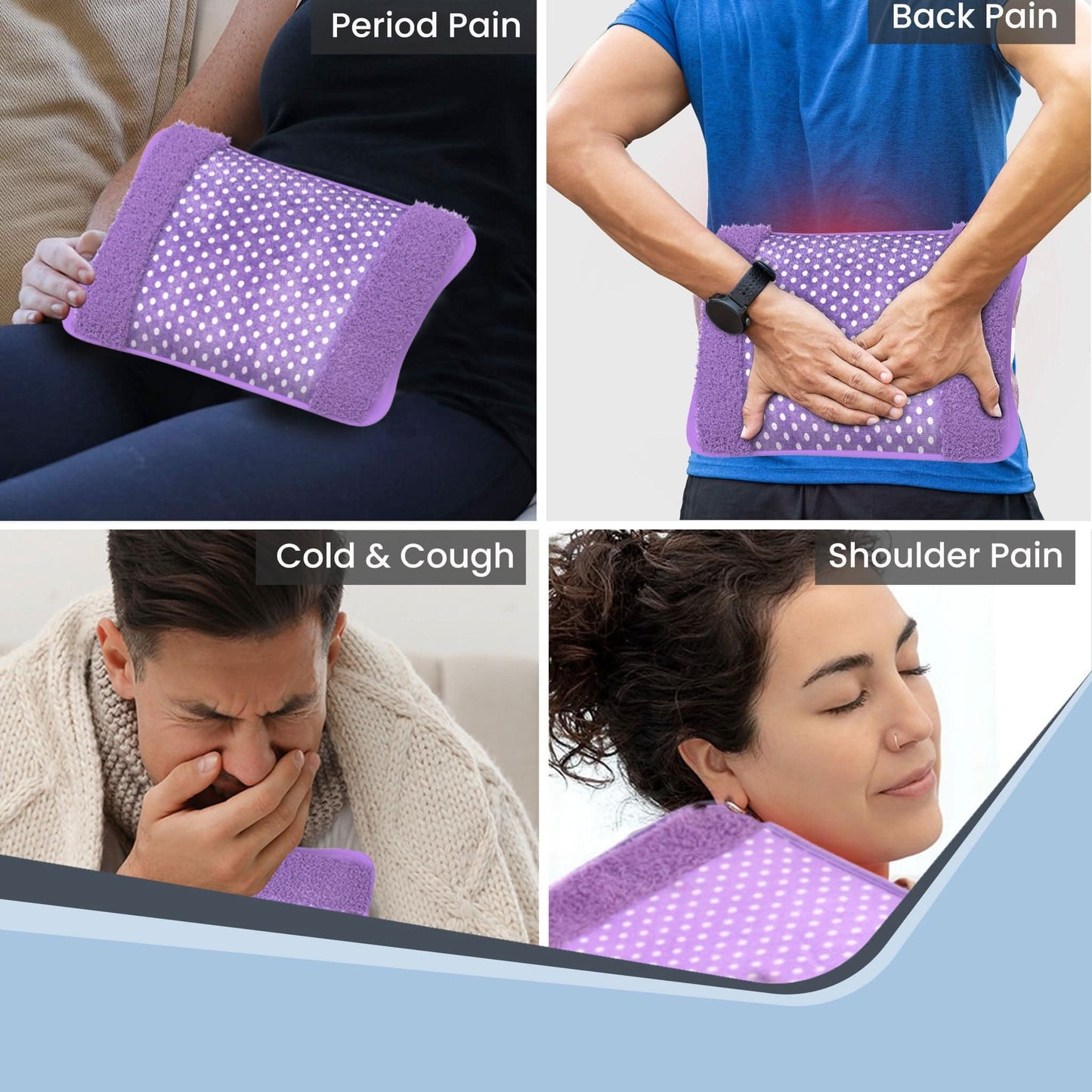 Electric Hot Water Bag- Pain Relief Heating Pad