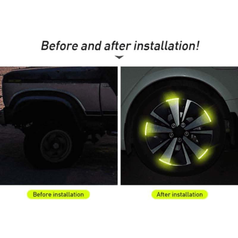 Universal Tire Reflective Sticker 20-pcs - Raffa Store