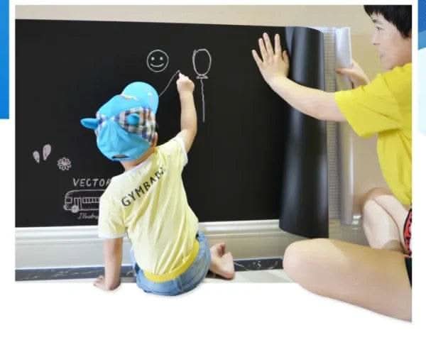 Whiteboard/Chalkboard Sticker Roll +1 Free Marker/5 Chalks - Raffa Store