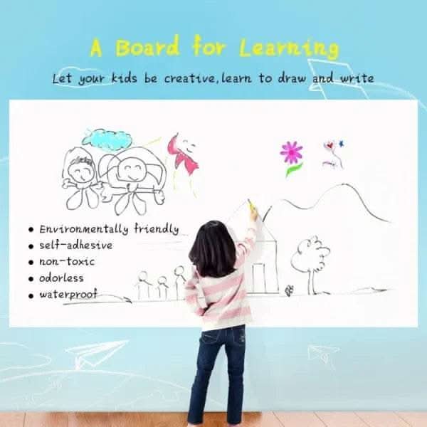 Whiteboard/Chalkboard Sticker Roll +1 Free Marker/5 Chalks - Raffa Store