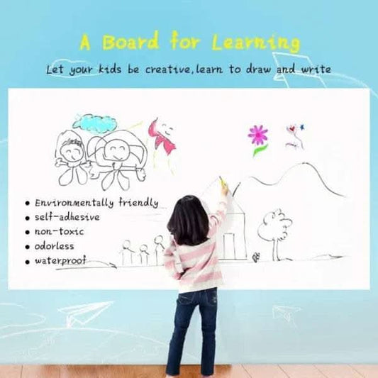 Whiteboard/Chalkboard Sticker Roll +1 Free Marker/5 Chalks - Raffa Store